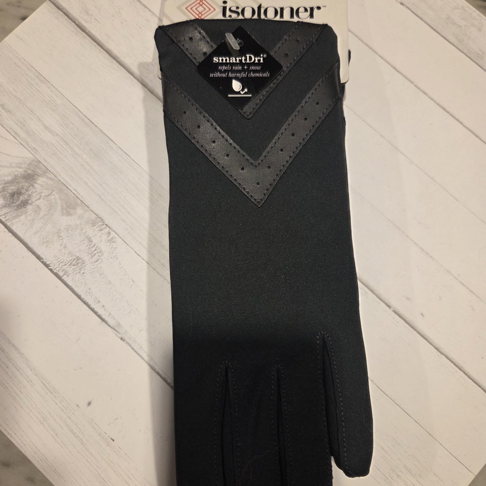 Isotoner Women's Charcoal SmartDri Gloves